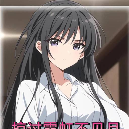 掠过霓虹不见月