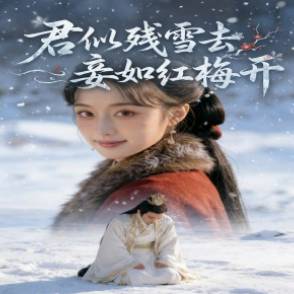 君似残雪去，妾如红梅开